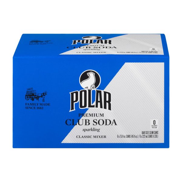 Polar Beverages - Club Soda 6pk - Case of 4-6/7.5 FZ - Image 3