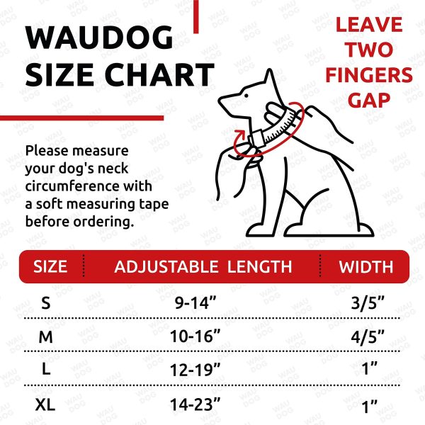 Nylon Dog Collar   Adjustable Dog Collar for Large Dogs Small & Medium Dogs   Breakaway Puppy Collars for Large Breed Dogs   Boy & Girl Dog Collars with Durable Plastic Buckle and QR Dog Tag - Image 6
