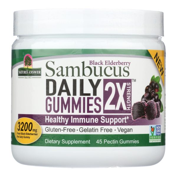 Nature's Answer - Sambucus Daily Gummies 2x - 1 Each-45 CT