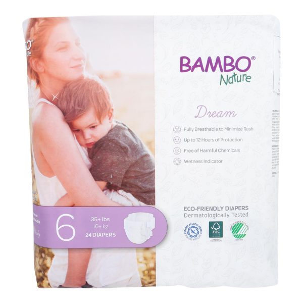 Bambo Nature - Diaper Size 6 - Case of 6-24 CT - Image 2