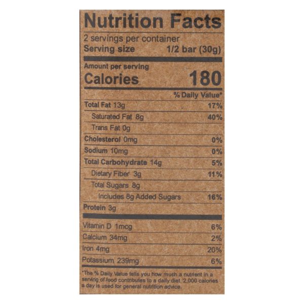 Hu - Dark Chocolate Bar Crunchy Mint - Case of 12-2.1 OZ - Image 3