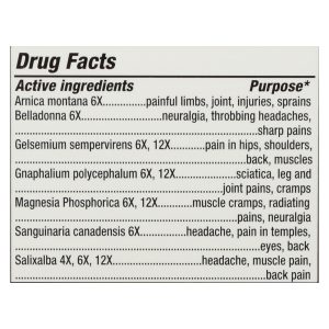 NatraBio Pain Relief - 60 Tablets