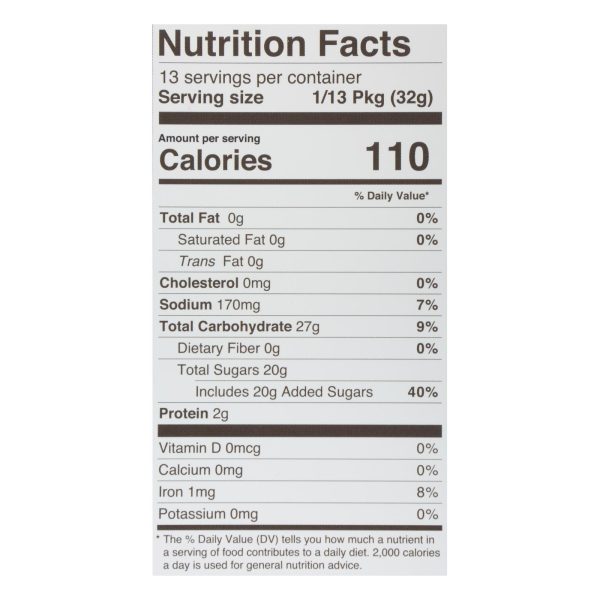Miss Jones Baking Mix - Brownie - Case of 6 - 14.67 oz. - Image 2