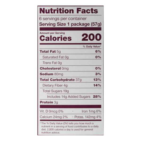 Nature's Bakery Stone Ground Whole Wheat Fig Bar - Original - Case of 6 - 2 oz. - Image 2