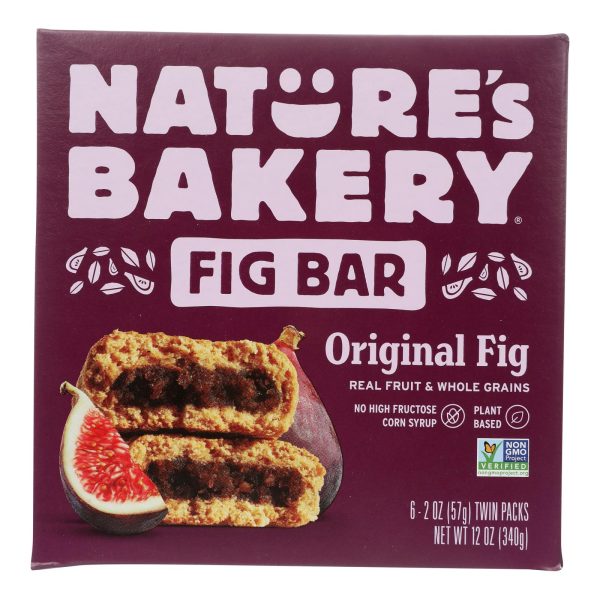 Nature's Bakery Stone Ground Whole Wheat Fig Bar - Original - Case of 6 - 2 oz. - Image 3