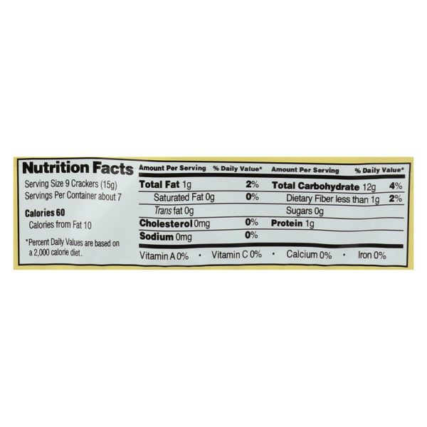 Edward and Sons Brown Rice Snaps - Unsalted Sesame - Case of 12 - 3.5 oz. - Image 2