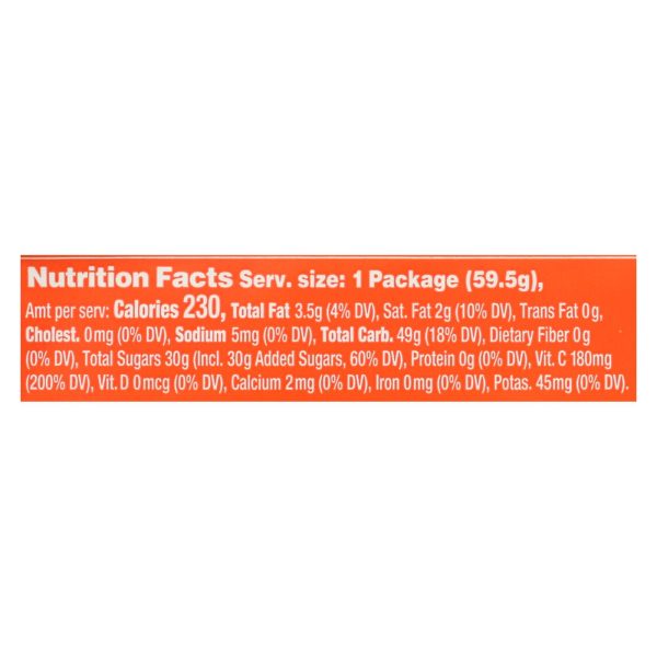 Torie and Howard - Chewy Fruities Organic Candy Chews - Blood Orange and Honey - Case of 18 - 2.1 oz. - Image 3