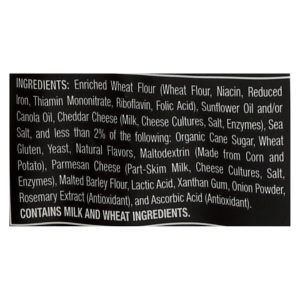 Stacy's Pita Chips - Toasted Cheddar - Case of 12 - 7.33 oz.