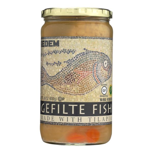 Kedem Gefilte Fish - Tilapia - Case of 12 - 24 oz. - Image 2