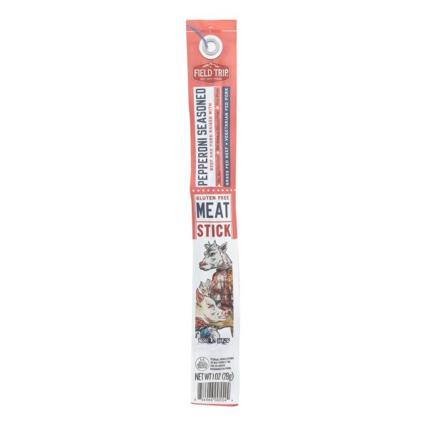 Field Trip Stick - Pepperoni Seasoned  - Case of 24 - 1 oz. - Image 2