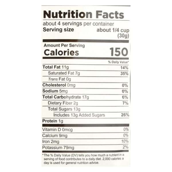 Tru Fru Dark Chocolate Coconut Melts  - Case of 6 - 4.2 OZ - Image 2