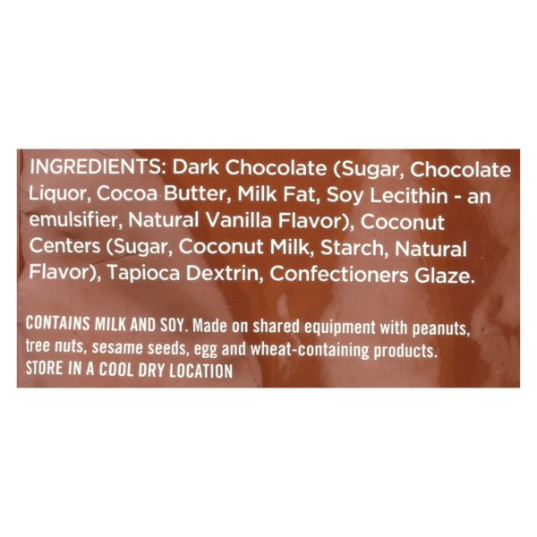 Tru Fru Dark Chocolate Coconut Melts  - Case of 6 - 4.2 OZ - Image 3
