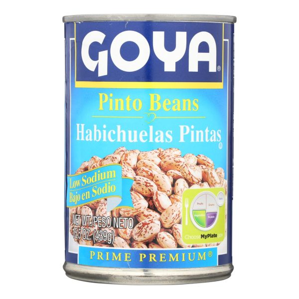 Goya - Beans Pinto Low Salt - Case of 24-15.5 OZ - Image 3