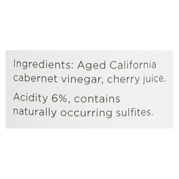 O Olive Oil - Vinegar Wine Cabernet - Case of 6 - 10.1 FZ