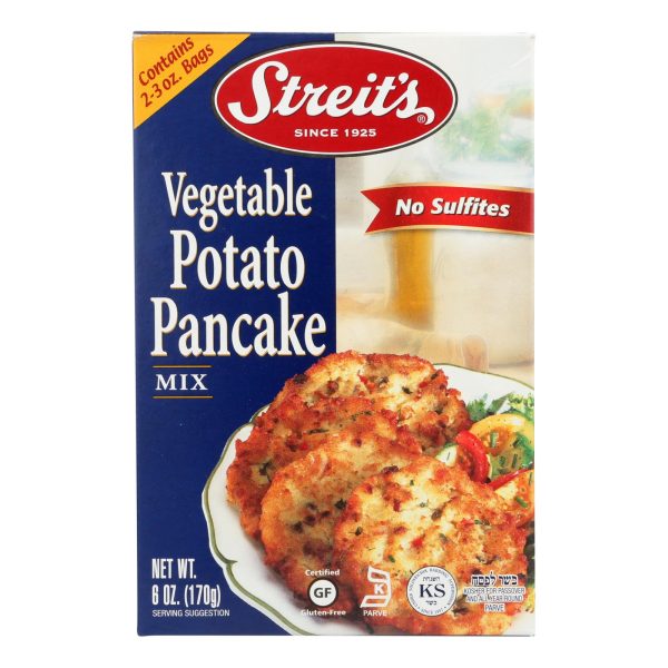 Streit's Pancake Mix - Vegetable Potato - Case of 12 - 6 oz. - Image 3