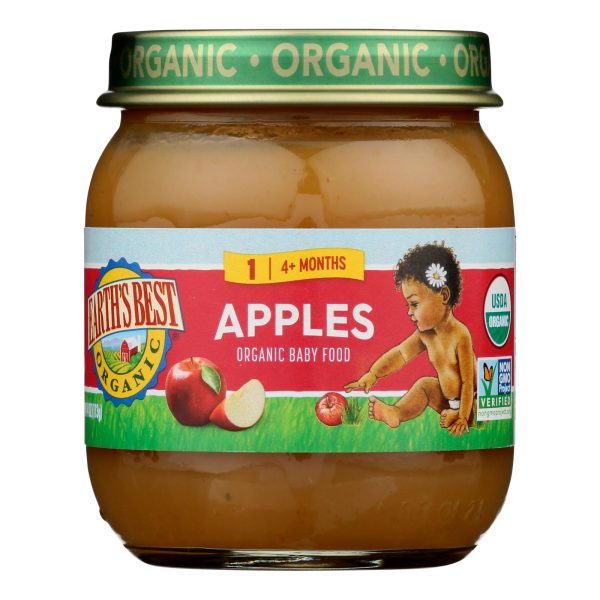 Earth's Best - Apple - Case of 10-4 OZ