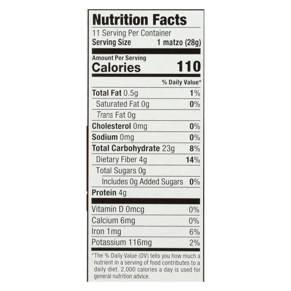 Streit's - Matzo Dietetic - Case of 12 - 11 OZ - Image 2