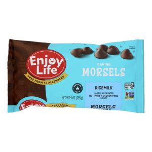 Enjoy Life - Chocolate Morsl Rcemlk Bkng/snk - Case of 12-9 OZ