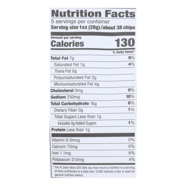 Sensible Portions - Veggie Chips - Sea Salt - Case of 12 - 5 oz. - Image 3