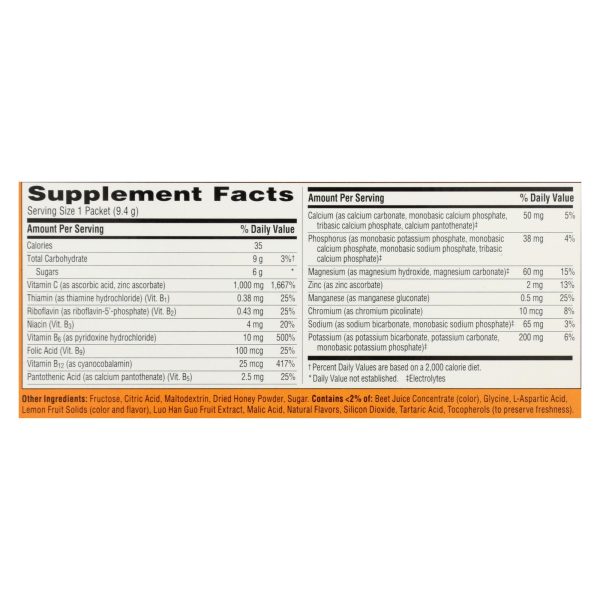 Alacer - Emergen-C Vitamin C Fizzy Drink Mix Pink Lemonade - 1000 mg - 30 Packets - Image 3