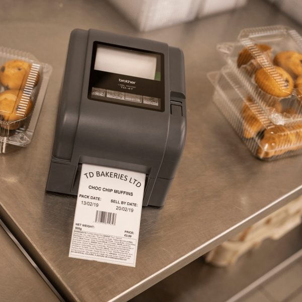 Brother TD-4520TN Desktop Thermal Transfer Printer - Monochrome - Label Print - USB - Serial - Image 6