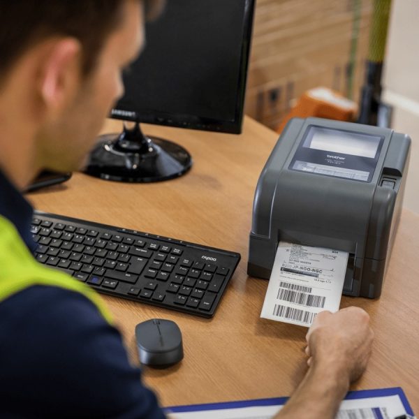 Brother TD-4520TN Desktop Thermal Transfer Printer - Monochrome - Label Print - USB - Serial - Image 8