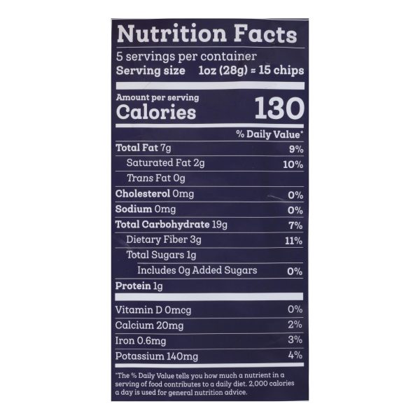 Siete - Tortilla Chip No Salt - Case of 12 - 5 OZ
