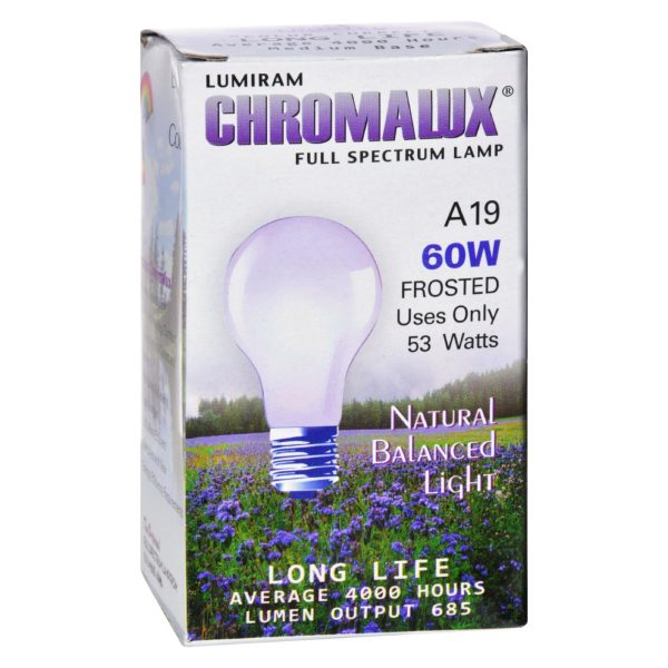 Chromalux Light Bulb Frosted-60W - 1 Bulb