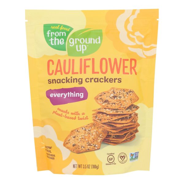 From the Ground Up Everything Snacking Crackers - Case of 6 - 3.5 OZ - Image 3