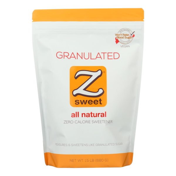 Zsweet Zero Calorie Natural Sweetener - Case of 6 - 1.5 lb. - Image 2