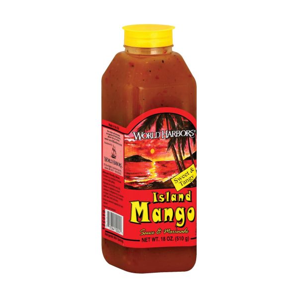 World Harbor Island Mango Sauce - Case of 6 - 16 oz. - Image 2