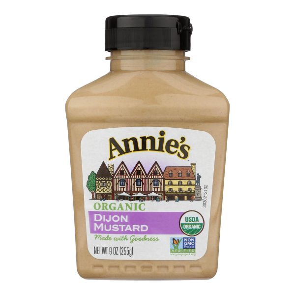 Annie's Naturals Organic Dijon Mustard - Case of 12 - 9 oz.