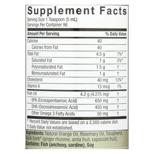 Nature's Answer - Liquid Omega-3 Fish Oil - 16 fl oz - Image 2