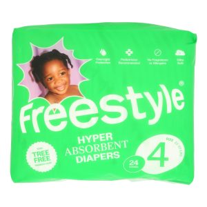 Freestyle - Diapers Baby Size 4 - Case of 6-24 CT