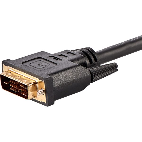 StarTech.com 6ft (1.8m) HDMI to DVI Cable, DVI-D to HDMI Display Cable (1920x1200p), 10 Pack, Black, HDMI to DVI-D Adapter Cord M/M - Image 3