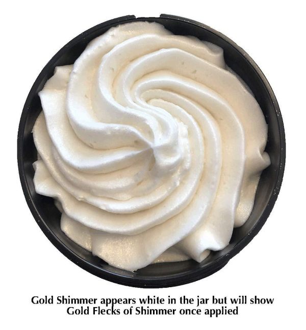Organic Whipped Shea Body Shimmers Travel Size   Bronze Diamond & Gold Shimmer   Vegan Cruelty Free - Image 7