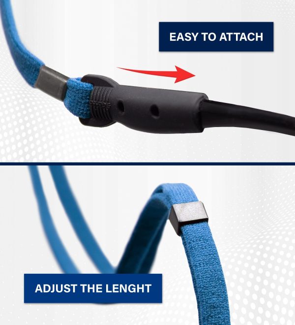 SIGONNAEye Glasses Holders Around Neck   Glasses Strap Anti Slip   Sunglasses Strap Holder for Men Women   Eyeglasses Strap Lanyard   Eyeglass Holder Strap Chain  4 Cords - Image 2