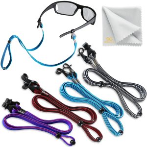 SIGONNA Eye Glasses String Holder Straps   Sports Sunglasses Strap for Men Women   Eyeglass Holders Around Neck   Glasses Retainer Cord Chains Lanyards