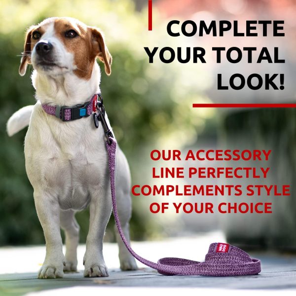 Recycled Cotton Dog Leash 6 Ft   10 Ft Eco Friendly Collar for Small Medium & Large Dogs   Reflective Dog Leash for Medium Dogs   Strong Leashes for Large Breed Dogs Puppy Leash for Small Dogs - Image 6