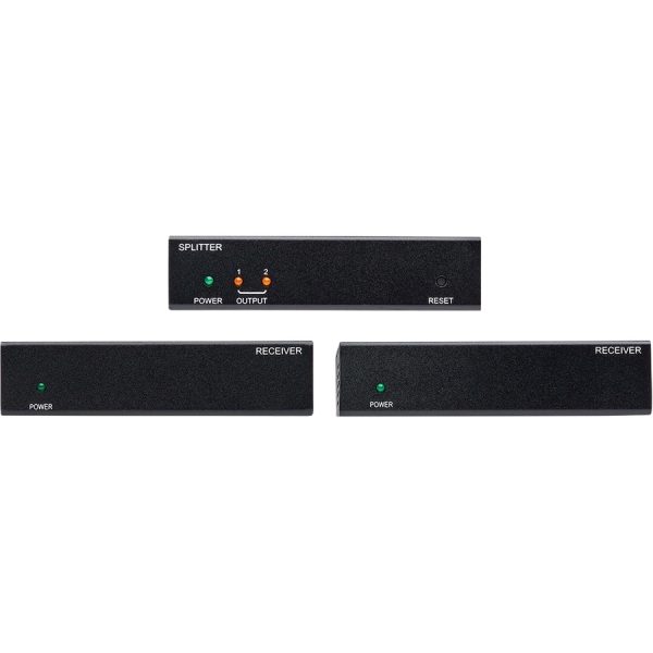 Eaton Tripp Lite Series 2-Port DisplayPort to HDMI over Cat6 Splitter/Extender Kit, Transmitter/Dual Receivers, 4K 60 Hz, PoC, 125 ft., TAA - Image 3