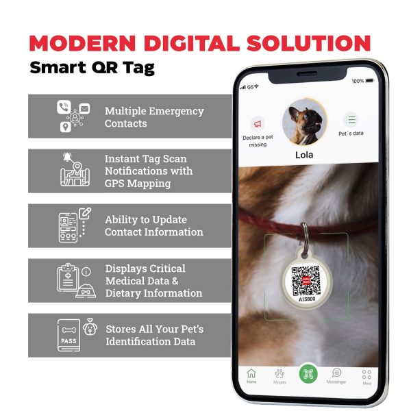 Re Cotton Dog Harness Eco Friendly Dog Harness for Small Dogs Medium & Large Dogs   Reflective Dog Harness with QR ID Tag   Puppy Harness with Adjustable Size for Male & Female Dogs - Image 4