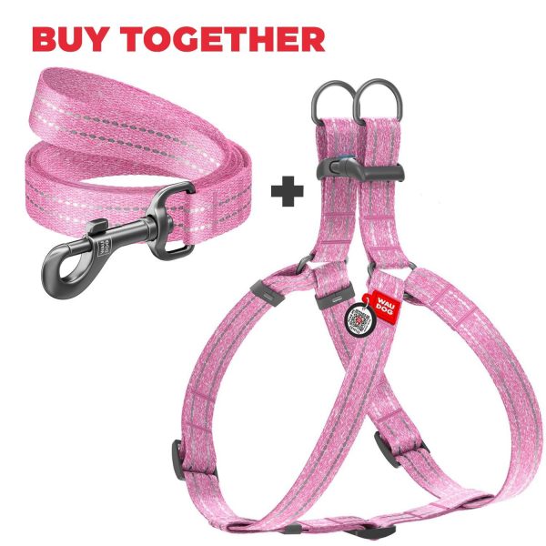Re Cotton Dog Harness Eco Friendly Dog Harness for Small Dogs Medium & Large Dogs   Reflective Dog Harness with QR ID Tag   Puppy Harness with Adjustable Size for Male & Female Dogs - Image 6
