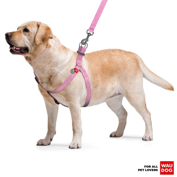 Re Cotton Dog Harness Eco Friendly Dog Harness for Small Dogs Medium & Large Dogs   Reflective Dog Harness with QR ID Tag   Puppy Harness with Adjustable Size for Male & Female Dogs - Image 7