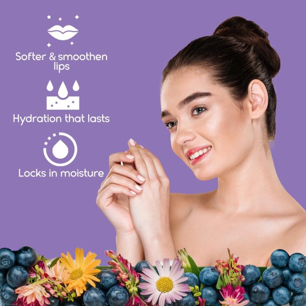 Lip Sleeping Mask with Hyaluronic Acid & Vitamin C   Nourish & Hydrate Dry Lips with Lip Balm   Overnight Lip Mask Moisturizer for Skin Care   Berry - Image 3