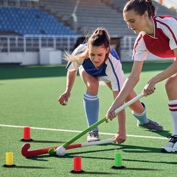 Drill Cones   Lightweight Stickhandling Training Tool   Hockey Training Equipment for Puck Control Reaction Time and Coordination   Portable Durable and Adjustable - Image 7