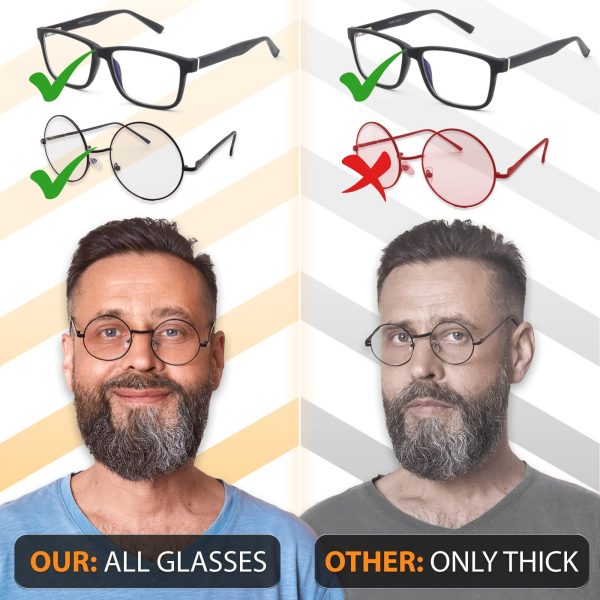 Glasses Strap Holder   No Tail Eyeglass Strap Cord String    Adjustable Eye Glasses Holders Around Neck Head   Eyeglasses Strap Lanyard   Sunglasses Glasses Strap for Men Women   2 Pcs - Image 5