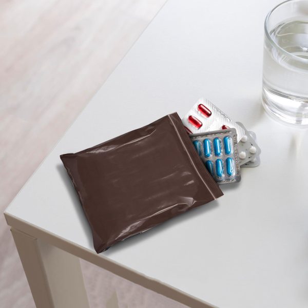 Amber Zip Bags 3 x 5 Brown Poly Zip Bags for Storage 100 Pack Polyethylene Plastic Bags Resealable 3 Mil Water Resistant Poly Zipper Bags Plastic Zipper Bags for Electronics - Image 7