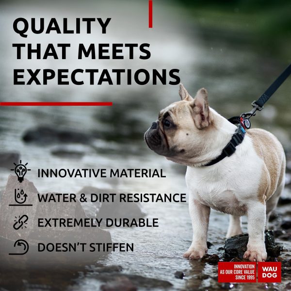 Waterproof Dog Collar   Adjustable Dog Collar for Large Dogs Small and Medium Dogs   Breakaway Dog Collar Waterproof with Plastic Buckle and QR Dog Tag   Boy & Girl Dog Collars (Black) - Image 4