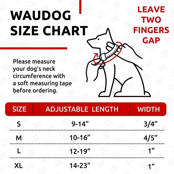 Long Lasting Leather Dog Collar for Large Dogs Medium & Small Dogs   Adjustable Classic Puppy Collars for Large Breed Dogs   Boy & Girl Dog Collars with Durable Buckle D Ring & QR Dog Tag - Image 6