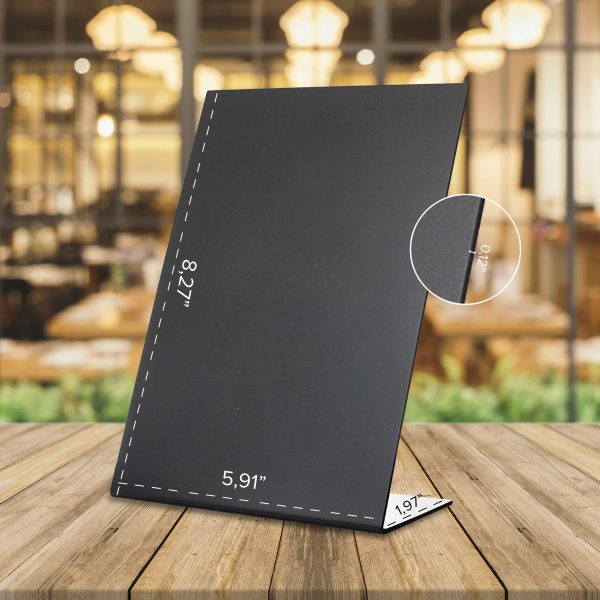 Small Tabletop Chalkboard Sign 6x8 inch   Mini Tabletop Chalkboard Sign   Small Blackboard with Stand   Chalkboard Stand Table   Black Table Menu Stand   Table Top Chalk Board   Table Top Chalk Easel - Image 7